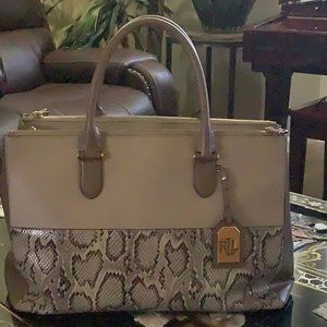 Beautiful large Ralph Lauren handbag